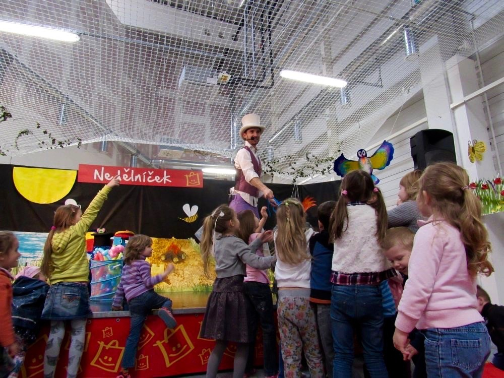 Nedělníček, kouzelník Brno, vystoupení pro děti