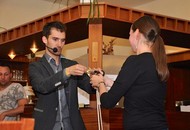 kouzelník Martin - stříhání provazu