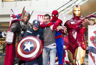 Iron Man, Spiderman, Thor, Captain America, kouzelník Martin